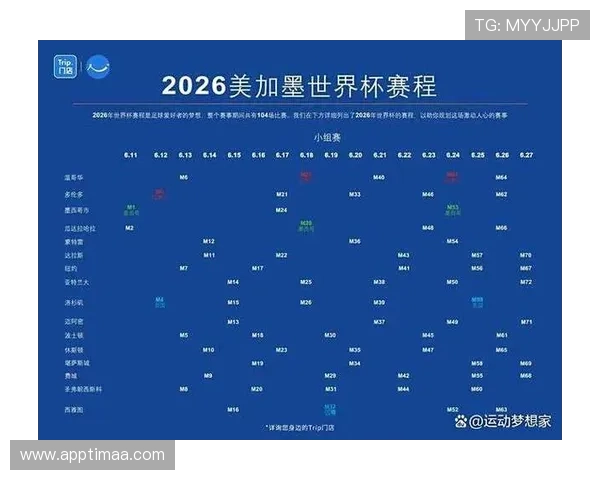 2026年世界杯赛程表最新公布，完整比赛时间地点及重要赛事安排指南